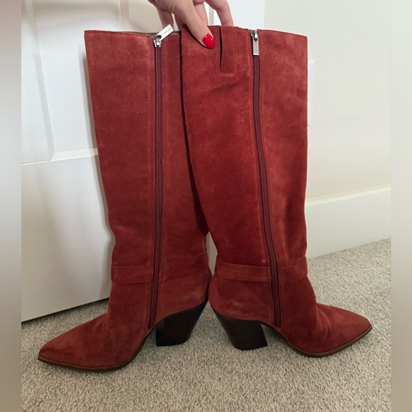 NEW without box Vince Camuto Women's Grathlyn Knee High Boot in Tomato - Picture 5 of 5